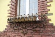 Кованая подставка для цветов №139 в Екатеринбурге фото