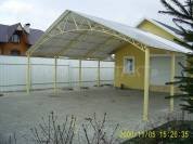 Навес для автомобиля №100 в Екатеринбурге фото