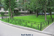 Газонное ограждение кованое №54 в Екатеринбурге фото
