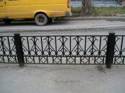 Газонное ограждение кованое №76 в Екатеринбурге фото
