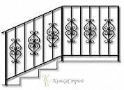 Кованые перила №9 в Екатеринбурге фото
