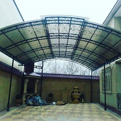 Навес для автомобиля №133 в Екатеринбурге фото