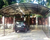 Навес для автомобиля №18 в Екатеринбурге фото
