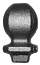 18102 Наконечник стальной литой 5.5x9.6 см, основание 30 мм