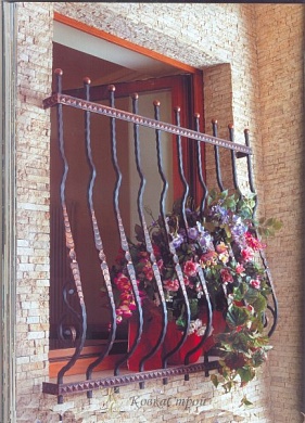 Кованая решетка №290 в Екатеринбурге фото
