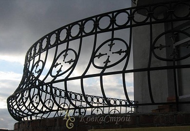 Ограждение балкона №80 в Екатеринбурге фото
