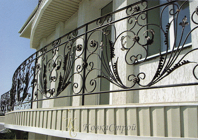Ограждение балкона №45 в Екатеринбурге фото
