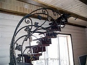 Лестничное ограждение №113 в Екатеринбурге фото
