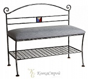Кованая банкетка №5 в Екатеринбурге фото