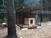 Кованый вольер для собак №1 в Екатеринбурге фото
