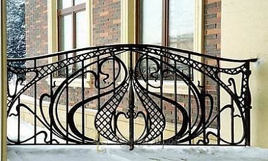 Лестничное ограждение №109 в Екатеринбурге фото
