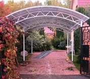 Навес для автомобиля №20 в Екатеринбурге фото
