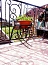 Кованая подставка для цветов №74
