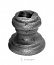 81492 Вставка в балясину 3.8x3.9 см, отверстие 13x13 мм