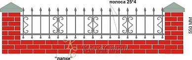 Кованое навершие №13 в Екатеринбурге фото
