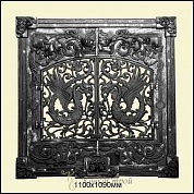 Каминная решетка (чугунное литьё) №2 в Екатеринбурге фото
