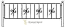 Газонное ограждение кованое №31
