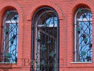 Кованая решетка №302 в Екатеринбурге фото
