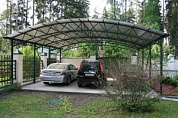 Навес для автомобиля №7 в Екатеринбурге фото