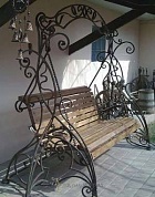 Кованые качели №10 в Екатеринбурге фото
