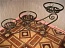 Кованая подставка для цветов №73