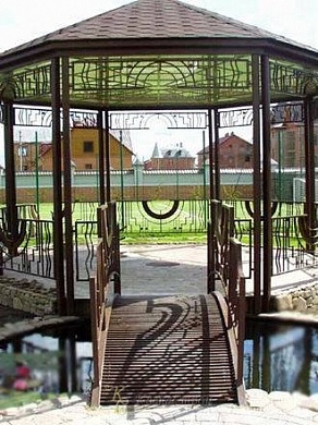 Кованая беседка №24 в Екатеринбурге фото
